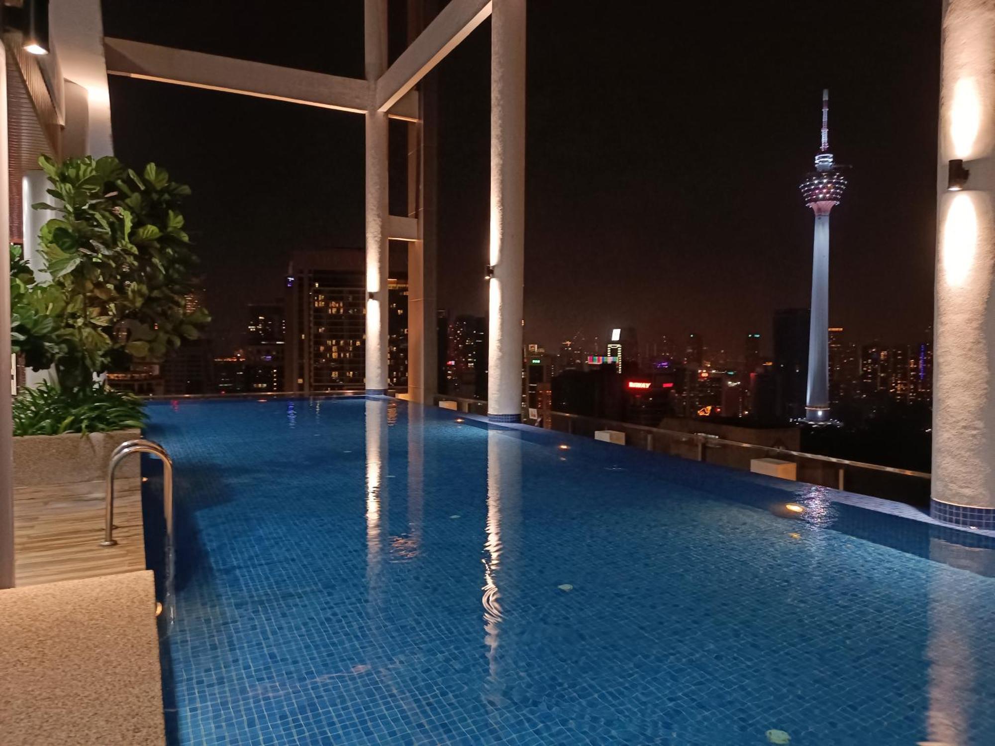 Cl 30A Super Kl View Infinity Pool Klcc Apartman Kuala Lumpur Kültér fotó